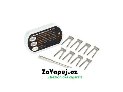 GeekVape set 2v1: Předmotané spirálky Framed Staple (8ks)