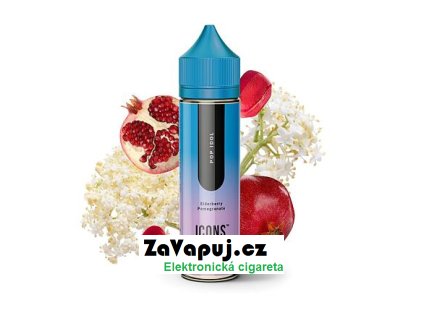 Příchuť ProVape Icons S&V: Pop Idol (Černý bez, granátové jablko) 10ml