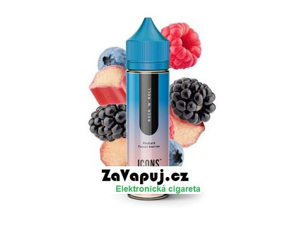 Příchuť ProVape Icons S&V: Rock'n'Roll (Lesní plody s rebarborou) 10ml