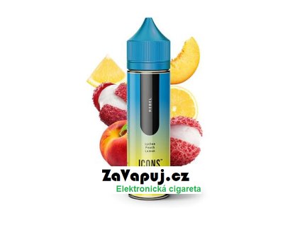 Příchuť ProVape Icons S&V: Rebel (Liči, broskev, citron) 10ml