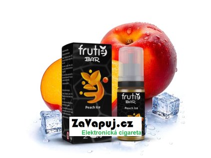 liquid frutie bar juice chladiva broskev peach ice 10ml 0mg