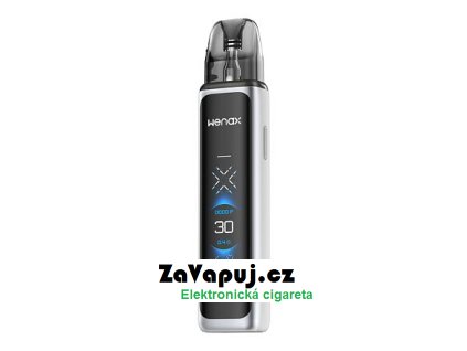 Elektronická cigareta GeekVape Wenax Q Ultra Pod 1300mAh Frosted Silver