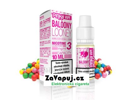 Liquid Pinky Vape Baloony Looney (Sladká žvýkačka) 10ml 12mg