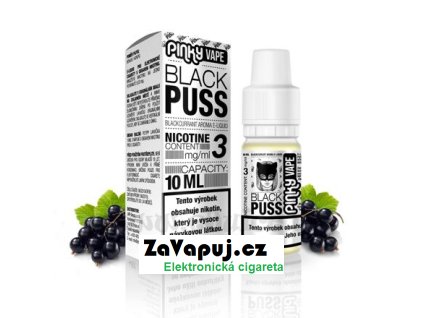 Liquid Pinky Vape Black Puss (Černý rybíz) 10ml 12mg