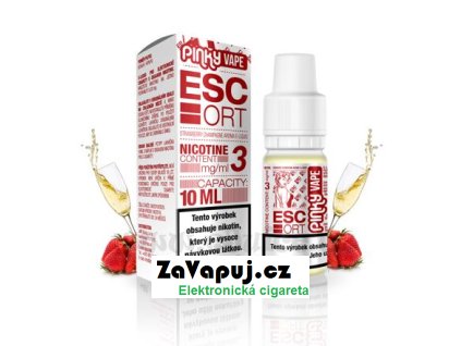 Liquid Pinky Vape Escort (Sekt & Jahoda) 10ml 0mg