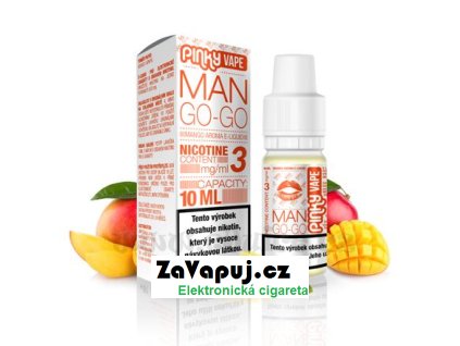 Liquid Pinky Vape Man Go-Go (Mango) 10ml 6mg