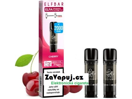 elf bar elfa pods cartridge 2pack cherry 20mg cz