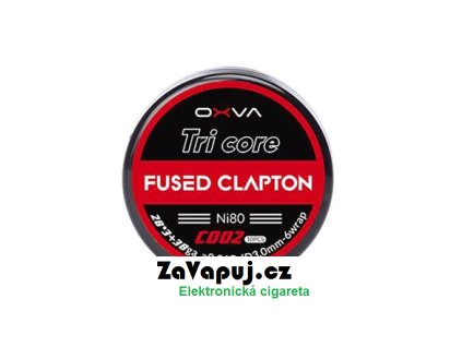 Předmotané spirálky OXVA Tri Core Fused Clapton Ni80 (0,36ohm) (10ks)