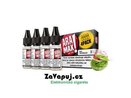 Liquid Aramax Max Watermelon (Meloun vodní) 4x10ml 6mg