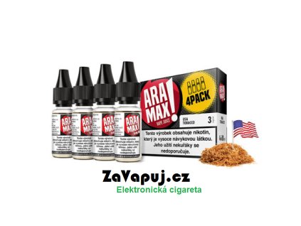 Liquid Aramax USA Tobacco (Americký tabák) 4x10ml 6mg