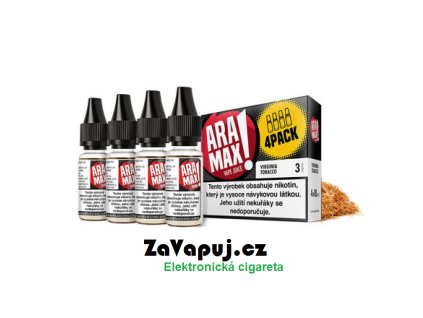 Liquid Aramax Virginia Tobacco (Virginský tabák) 4x10ml 18mg