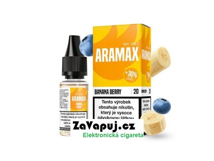 Liquid Aramax Salt Banana Berry (Banán a bobule) 10ml 20mg
