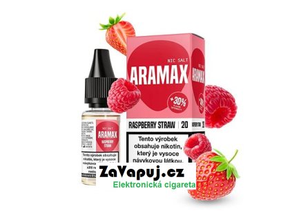 Liquid Aramax Salt Raspberry Straw (Malina s jahodou) 10ml 20mg