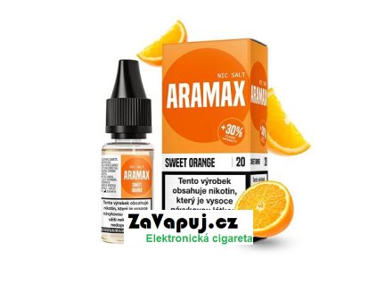 Liquid Aramax Salt Sweet Orange (Sladký pomeranč) 10ml 20mg