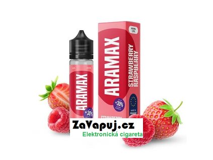 Příchuť Aramax S&V: Raspberry Strawberry (Malina a jahoda) 12ml