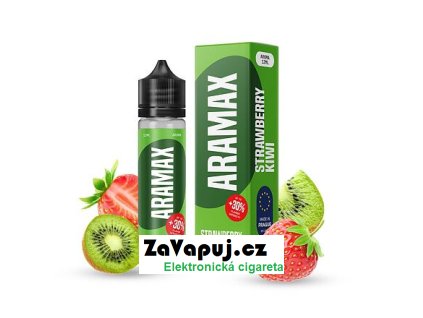 Příchuť Aramax S&V: Strawberry Kiwi (Jahoda a kiwi) 12ml