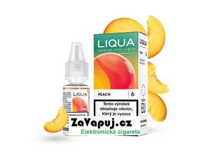 Liquid LIQUA Peach (Broskev) 10ml 12mg