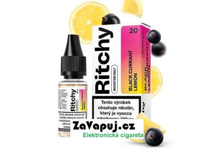 Liquid Ritchy Salt Black Currant Lemon (Černý rybíz a citron) 10ml 20mg