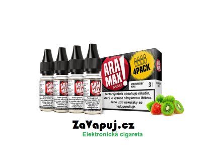 Liquid Aramax Strawberry Kiwi (Jahoda a kiwi) 4x10ml 3mg
