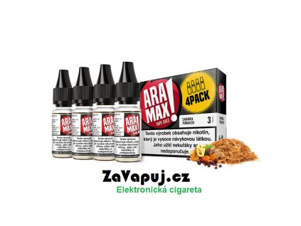 Liquid Aramax Sahara Tobacco (Orientální tabák) 4x10ml 12mg