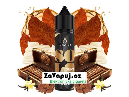 Příchuť Bombo Solo Juice S&V: Cubano Cream (Doutníkový tabák s krémem) 15ml