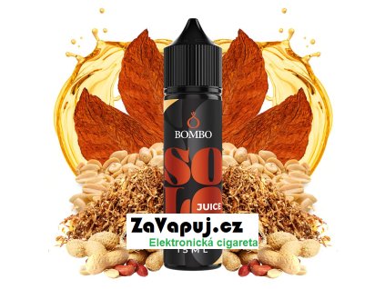 Příchuť Bombo Solo Juice S&V: Peanut Tobacco (Tabák s arašídy) 15ml