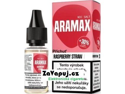 liquid aramax salt raspberry straw 10ml 20mg