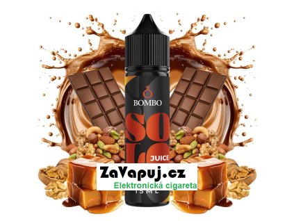 prichut bombo solo juice sv 15ml caramel choco nuts cokolada s karamelem a orechy