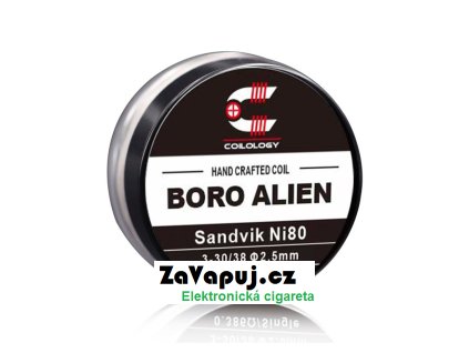 Předmotané spirálky Coilology Handcrafted Sandvik Alien Ni80 (2ks) odpor 0,38ohm