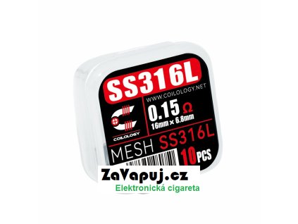 Mesh Pletivo Coilology SS316L (0.15ohm) (10ks)