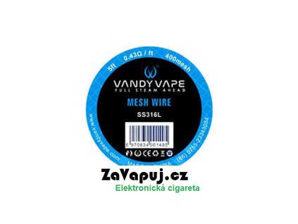 Mesh 400 SS316 - Vandy Vape (1,5m)