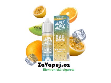 Příchuť Just Juice Bar Range S&V: Kiwi Passion Orange (Kiwi, marakuja a pomeranč) 10ml