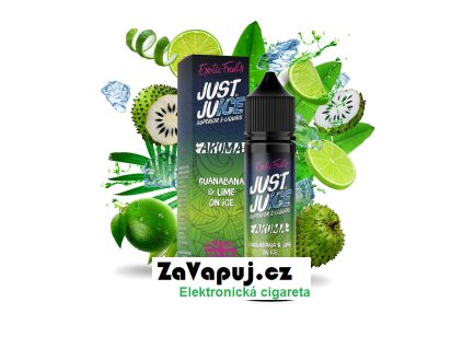 Příchuť Just Juice S&V: Guanabana & Lime on Ice (Ledová limetka s graviolou)10ml