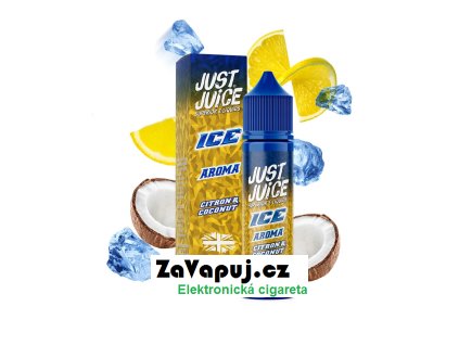 Příchuť Just Juice S&V: ICE Citron & Coconut (Ledový citron & kokos) 10ml