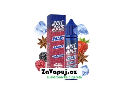 Příchuť Just Juice S&V: ICE Wild Berries & Aniseed (Ledové lesní ovoce s anýzem) 10ml