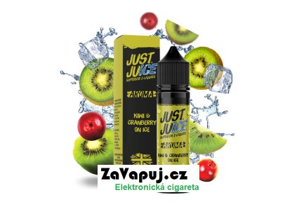 Příchuť Just Juice S&V: Kiwi & Cranberry On Ice (Ledové kiwi & brusinka) 10ml