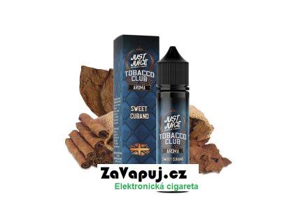 Příchuť Just Juice S&V: Tobacco Sweet Cubano (Kubánský doutníkový tabák) 10ml