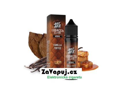 Příchuť Just Juice S&V: Tobacco Vanilla Toffee (Tabák s vanilkou a karamelem) 10ml