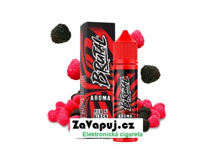 Příchuť Brutal S&V: Red & Black (Malinové želé bonbony s černým rybízem) 10ml