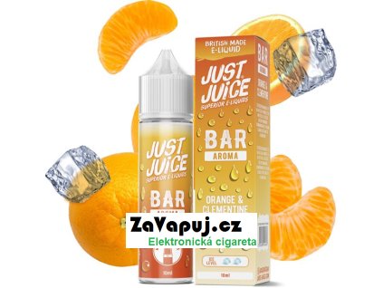 prichut just juice bar range sv 10ml orange clementine pomeranc klementinka