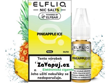 liquid elfliq nic salt pineapple ice 10ml 10mg
