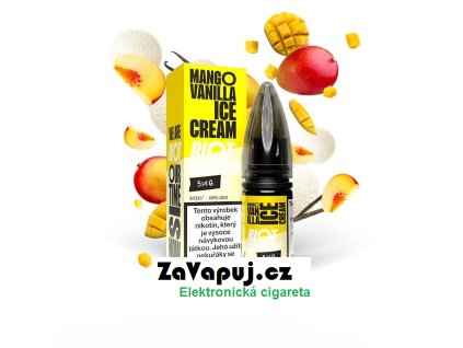 Liquid Riot BAR EDTN Salt Mango Vanilla Ice Cream (Mangovo-vanilková zmrzlina) 10ml 20mg