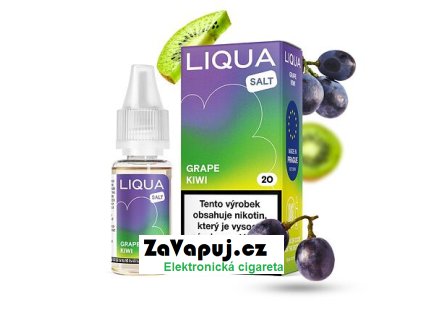 Liquid LIQUA Salt Grape Kiwi (Hroznové víno a kiwi) 10ml 20mg
