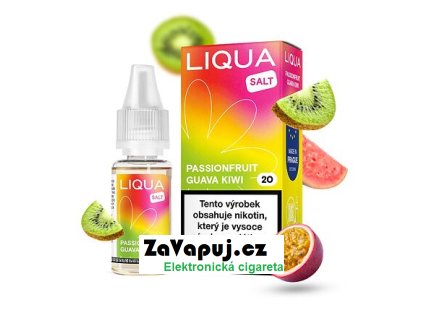 Liquid LIQUA Salt Passionfruit Guava Kiwi (Kiwi, marakuja a guava) 10ml 20mg