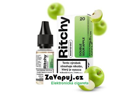 Liquid Ritchy Salt Double Sour Apple (Kyselé jablko) 10ml 20mg
