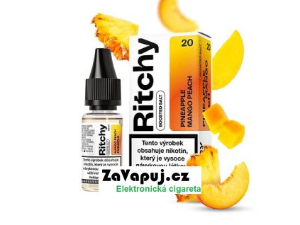 Liquid Ritchy Salt Pineapple Mango Peach (Ananas, mango a broskev) 10ml 20mg