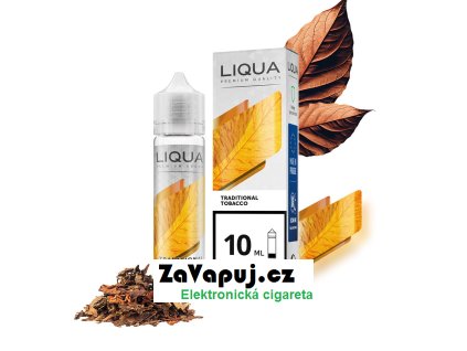 Příchuť LIQUA Mix&Go: Traditional Tobacco (Dřevitý tabák) 10ml