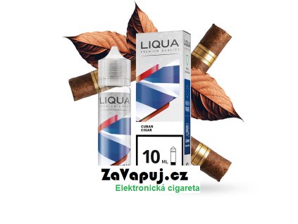 Příchuť LIQUA Mix&Go: Cuban Cigar (Doutníkový tabák) 10ml