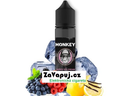 prichut monkey liquid shake and vape berry ice cream 10ml