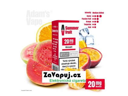 Liquid Adam's Vape SALTS Summer Fruit (Letní ovocná směs) 10ml 20mg